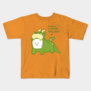 dragon cat Kids T-Shirt